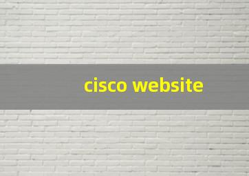 cisco website